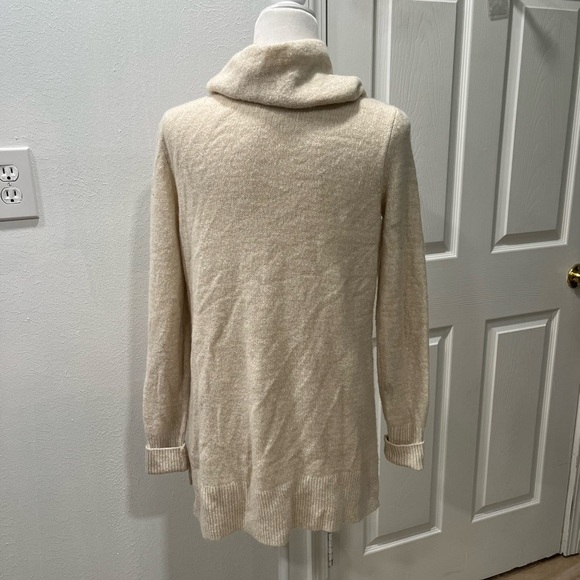 DKNY cream cowl neck sweater - Picture 3 of 7